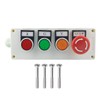 Nxtop Red Yellow Green Momentary Switch, Red Mushroom Emergency Stop