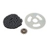 T8F 13T Front Sprocket, Efficient T8F Drive Chain 116 Links
