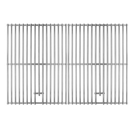 17" x 13 1/4" SOLID Stainless Steel Cooking Grates, Replacement Parts for Charbroil 463411512, 463411712, 463411911, C-45G4CB, 720-0719BL, 720-0773, Nexgrill 720-0783, 720-0773, Master Forge 1010037