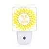SLHFDKL Boho Sun Shine Night Light, Plug-into Wall Nightlight Lamp