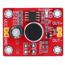 Agatige Voice Control Delay Switch,DC 3-9V Sound Activated Switch 1.5a Automatically Sound Control Voice Switch Controller Module Circuit Relay Module Sound Detector for Voice Control Light