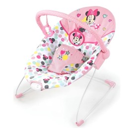 Silla Mecedora Eléctrica Bright Starts Minnie Mouse Rosa Rosa
