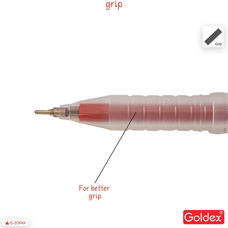 Goldex 5 x 0.7mm Ball Pens Cotton Doll Ball Point