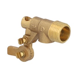 DICA, Válvula para Flotador 1/2”, Acabado Cromo, Latón, Rosca para Instalación en Red Hidráulica 1/2" NPT, 4003.13