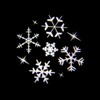 NOMA Snowflake Pattern Projector Christmas String Lights, 8 Warm White