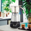 IMUSA 6 or 3cup Electric Espresso Maker, Silver