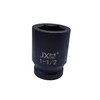 JXHONG 1" Drive 1-1/2" Impact Socket, 6-Point, 3.15" Long, Heat