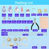 UVHNCBV 200Pcs Crystal Suncatcher Kits Hanging Chandelier Crystals Prisms Parts