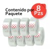 Vaga Cinta Adhesiva Tipo Diurex Transparente 2 Cm Paq 8