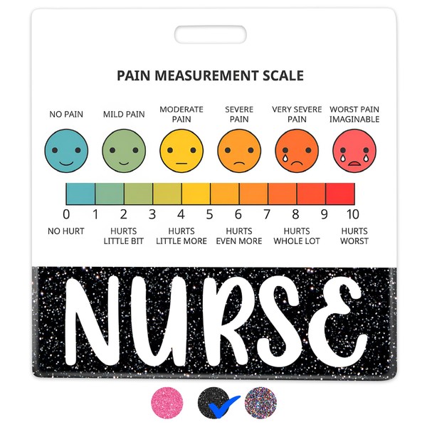 Plifal FLACC Scale Reference Card with Nurse Badge Buddy -