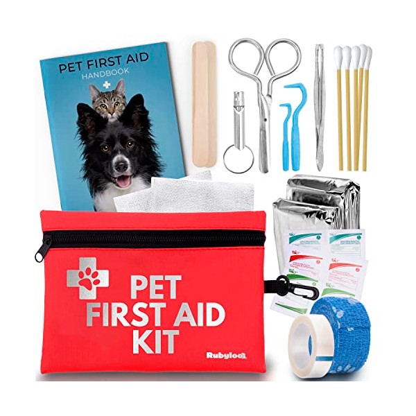 Dog First Aid Kit for Travel-Pet First Aid Supplies for