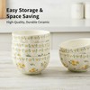 Seyont 4 Pack 11.8oz Cereal Bowls - 4.7 Inch Ceramic