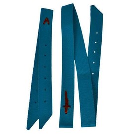 Showman Premium Quality Nylon Tie Strap & Off Billet Set (Turquoise)