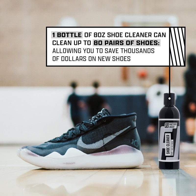 FACTORY LACED Shoe Cleaner Kit - Sneaker Cleaning Kit Includes: