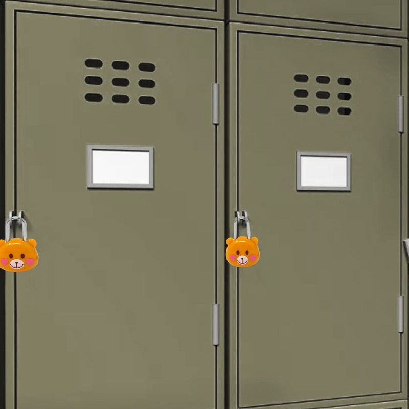 Honbay Cute Cartoon Animal Padlock Mini Brown Bear Padlock Lock