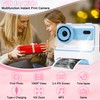 GWAEPU Instant Print Camera for Kids: 1080p Printable Digital Camera
