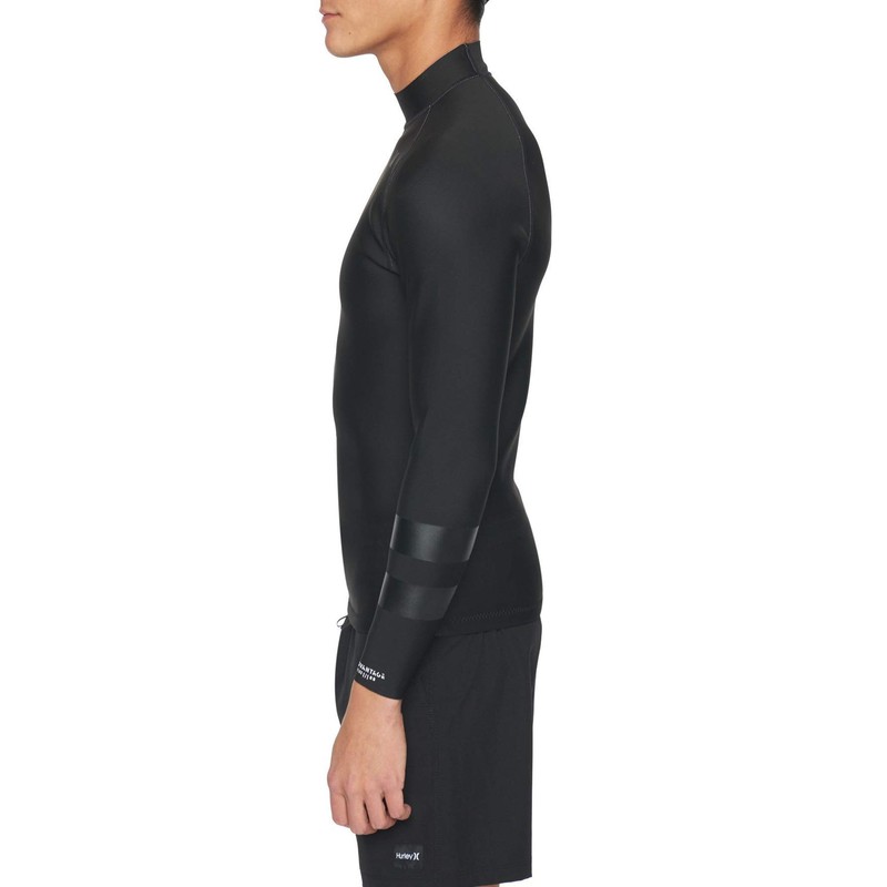 Hurley Advantage Plus 1mm Reversible Wetsuit Jacket Top - Black