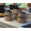Natural Elements Onion Bag with Blackout Lining, Hessian, Brown, 20