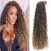 8Packs Goddess Locs Crochet Hair 18Inch Crochet Locs,Boho Faux Locs