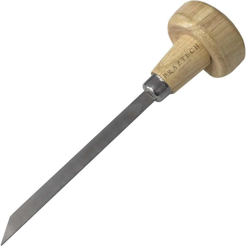 PRAZTECH 6pcs Graver with Wooden Handles | Engraver Tool Clock