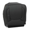 Zieichy Passenger Side Bottom Replacement Leather Seat Cover Black Compatible