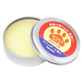 100% Natural Ingredients, Made in Japan, Beeswax, Paw Cream, Lavender Scent, 1.1 oz (30 g), For Dogs and Cats, Safe to Lick