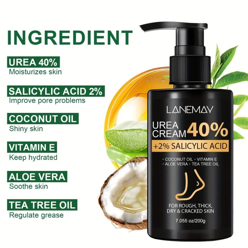 Crema Con 40% De Urea Y Ácido Salicílico Lanemay 200