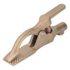 Welding Ground Clamp 35mm Opening Brass Good Conductivity Oxidation Resistance