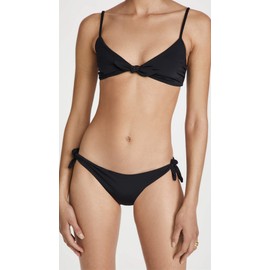 Mara Hoffman Women's Carla Bikini Top, Black, 3X