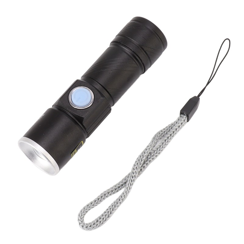 UV Flashlight USB 395nm LED Ultraviolet Black Light Detector for