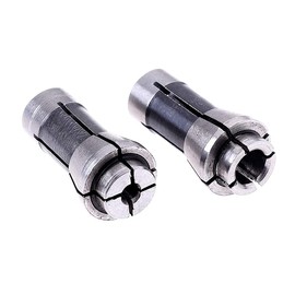 Luo ke 2 Pcs Industries Die Grinder Collet Carbon Steel Chuck Machine Clamping Collet For 3mm And 6mm Dia Arbors/Shanks