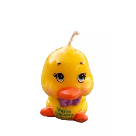 Russ Berrie Vintage Russ Easter Yellow Chick wax candle unused rare special 1 pcs