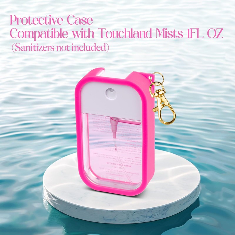 VANEST Silicone Case Compatible with Touchland Hand Sanitizer Spray, Protective