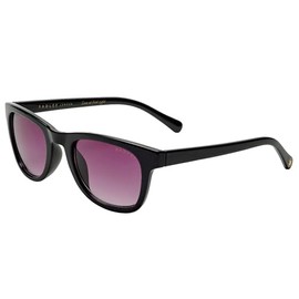RADLEY London Designer Sunglasses, Black Frame with Gradient Purple Lenses