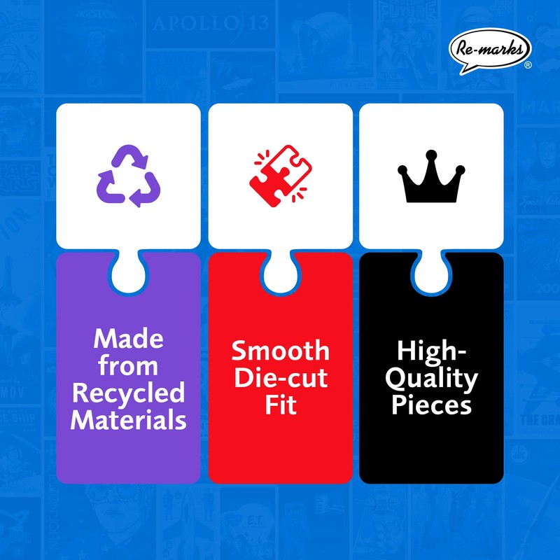 Re-marks Space Collage Puzzle, rompecabezas de 1000 piezas para todas