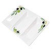 Handmade Italian Ceramic Rectangular Dish in Olive Design, Dreigeteilter/Approx. 31