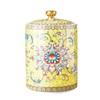 Bicuzat Enamel Ceramic Tea Caddy Tea Canister Tea Storage Container