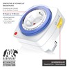 CSL-Computer CSL - 3 x Timer Switch, Mechanical Timer Socket,