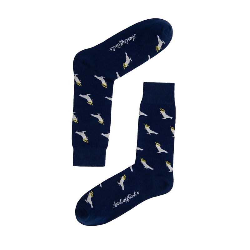 Cockatoo Socks For Him | Fun Socks for Her |