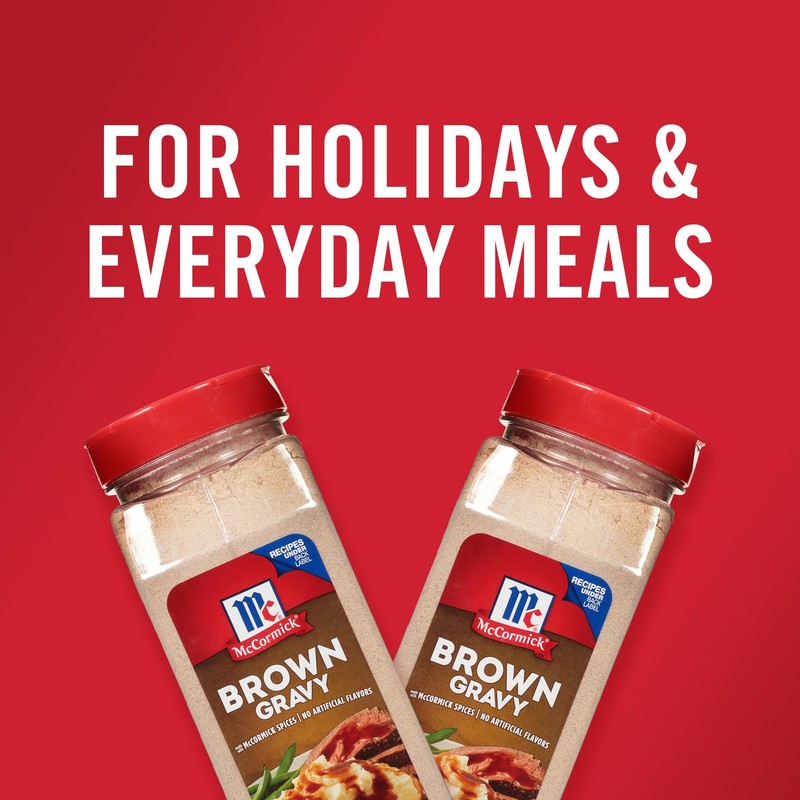 McCormick Brown Gravy Seasoning Mix, 21 oz Bottle