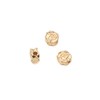 18K Real Gold Plated Non-Tarnish Rose Flower Spacer Beads 6.5x4mm