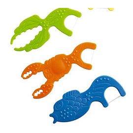 ACCLEAN Childrens Sea Creatures Fun Flossers ~ Kids Set of 3 FLOSSERS