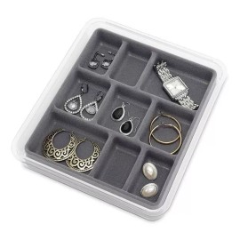 HH Estuche Alhajero Joyero Bandeja Organizadora Apilable Chico