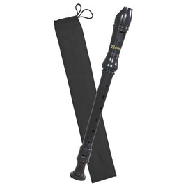 Recorder Workshop 301BK Descant Recorder, Black