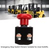 Emergency Stop Switch Metal Alloy Stop Button Replacement for Most