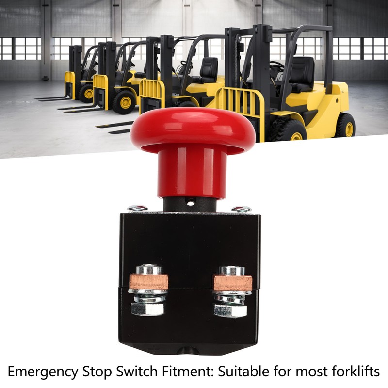 Emergency Stop Switch Metal Alloy Stop Button Replacement for Most