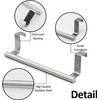 2 Pcs The Door Towel Rack,Stainless Steel Kitchen Towel Holder,for