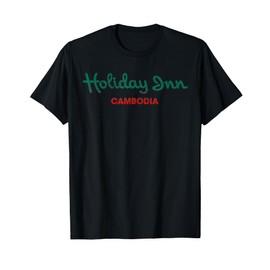 Vintage Holiday In Cambodia T-Shirt Black