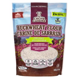 Cache Cuisine Organic Canadian Buckwheat Flour, 908g/2 lbs., Bag