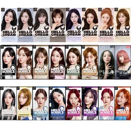 Mise-en-scène 미장센 헬로버블 헬로크림 컬러염색 2개 선택 [헬로버블 7V페리바이올렛] Mise en Scène Hello Bubble Hello Cream Color Dye Select 2 [Hello Bubble 7V Periwinkle Violet]